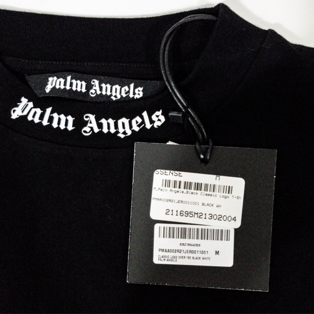 NWT Palm Angels Authentic Classic Logo Tee - Picture 5 of 6